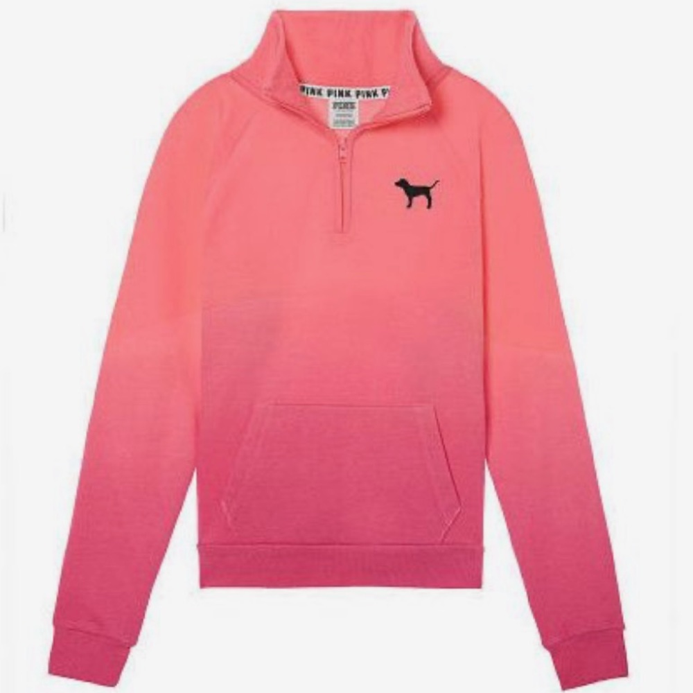 Victoria’s Secret Pink Ombré Half Zip